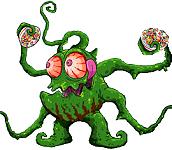 Alien Fruit Monster
